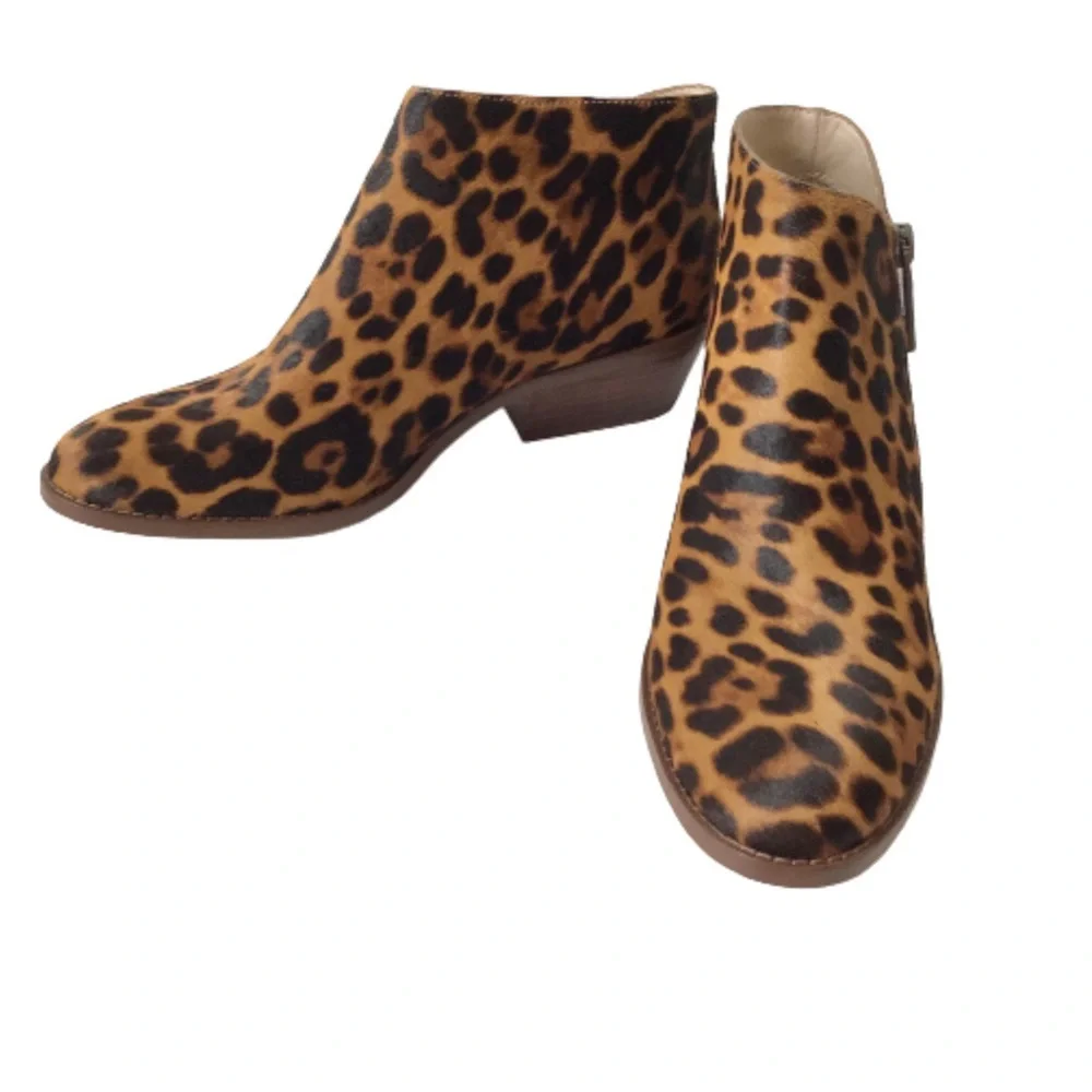 1. State Rosita Brown Leather Ankle Bootie 8.5 NWOT